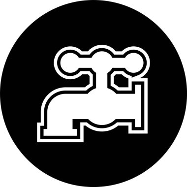 Moda Biçimli Tap Simgesi İzole Arkaplan      