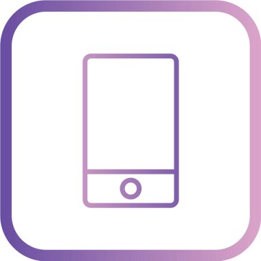 Modern b 'nin vektör illüstrasyonu simge telefonundan yoksun