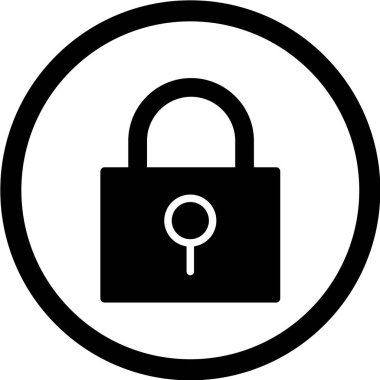 beyaz arkaplanda siyah simge izole edildi