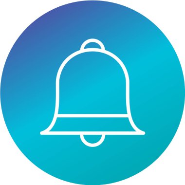 Çan simgesi vektör illüstrasyonu