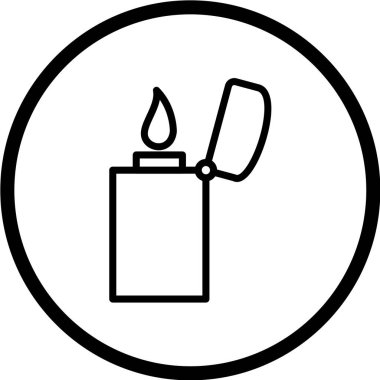 Tek izole edilmiş simgenin vektör illüstrasyonu