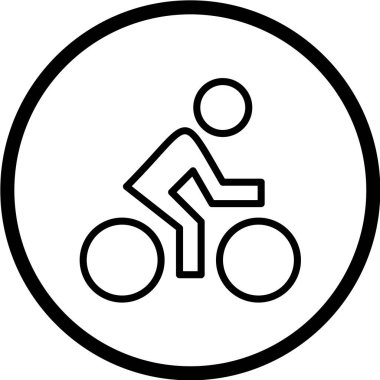 motosiklet simgesi vektör illüstrasyonu