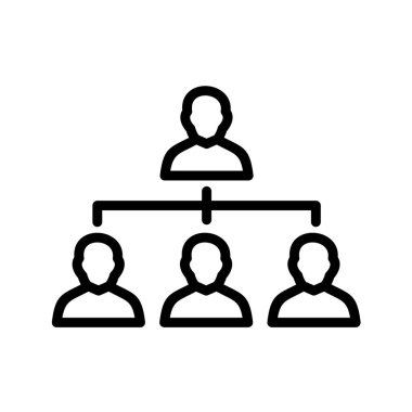 iş simgesi vektör illüstrasyonu