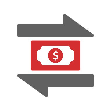 Aktarım Simgesi Moda Biçiminde İzole Arkaplan  