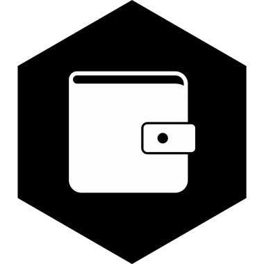 Cüzdan Simgesi Moda Biçimli Ayrı Arkaplan    