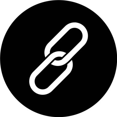 beyaz arkaplanda siyah simge izole edildi