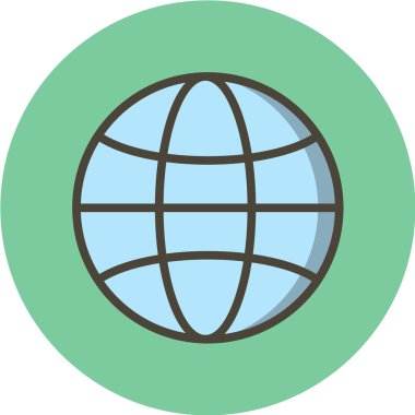 genel ağ vektör simgesi