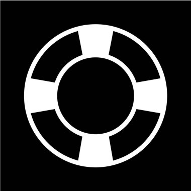 yaşam şamandırası vektör illüstrasyonu