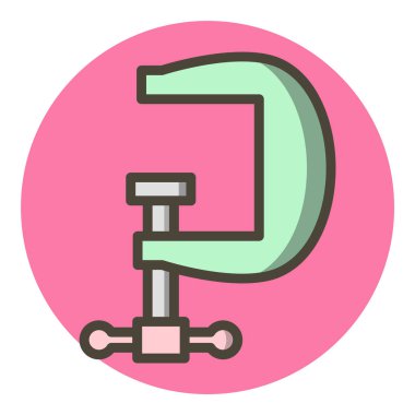 Moda Biçimli Vize Simgesi İzole Arkaplan      