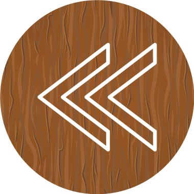 Moda Biçimli Ayrı Arkaplanda Önceki Simge