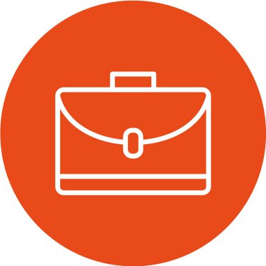 evrak çantası ikonu vektör illüstrasyonu