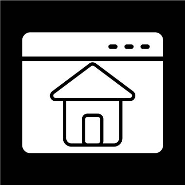 beyaz arkaplanda siyah simge izole edildi