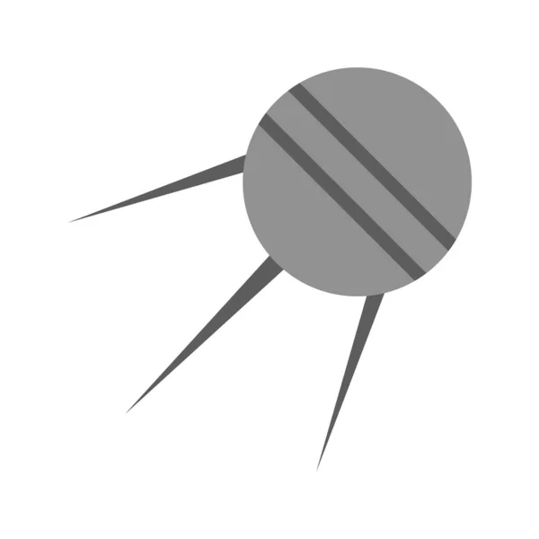 Sputnik Icon Trendy Style Isolated Backgroun — 图库矢量图片