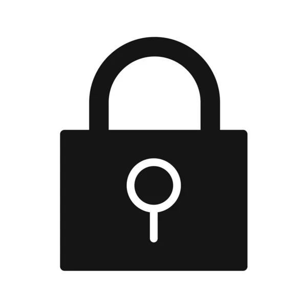 Padlock Icon Vector Illustration — Stock Vector