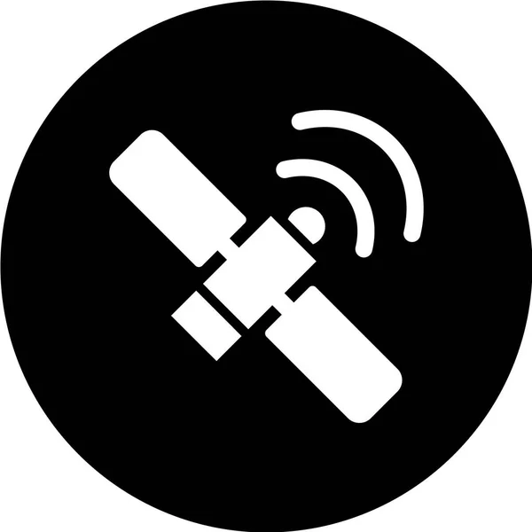 Pictogram Satellietschotel Vectorillustratie — Stockvector