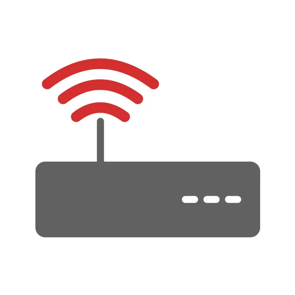 Icona Del Router Wireless Illustrazione Vettoriale — Vettoriale Stock