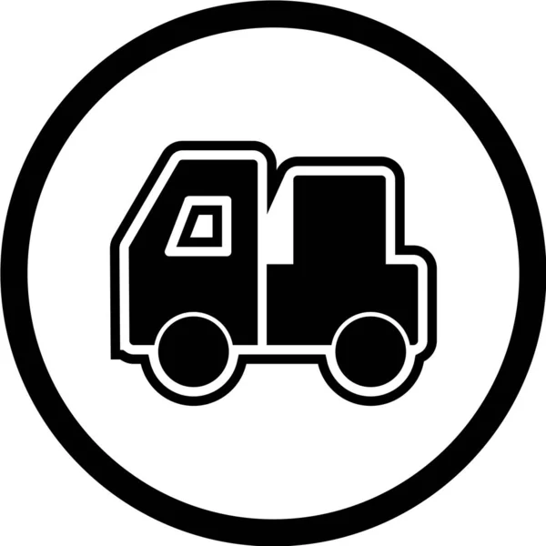 トラックのアイコンベクトルイラスト — ストックベクタ