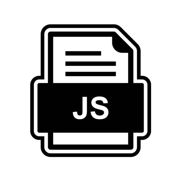 Dateiformat Icon Vektor Illustration — Stockvektor