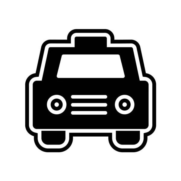 Taxi Auto Symbol Vektor Illustration Grafik Design — Stockvektor