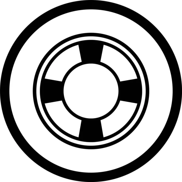 Life Preserver Icon Trendy Style Izolované Pozadí — Stockový vektor