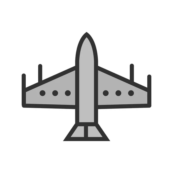 Ilustração Vetor Ícone Avião — Vetor de Stock