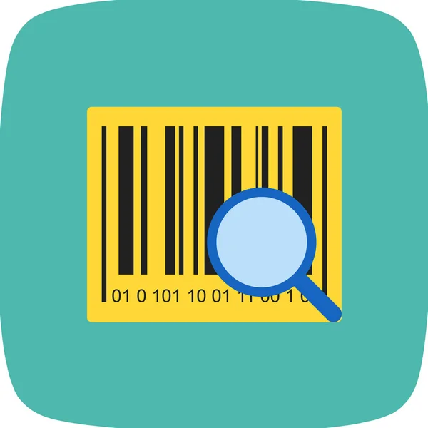 Barcode Etikett Mit Tag Symbol — Stockvektor