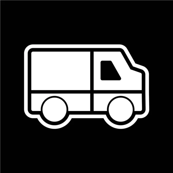 Truck Pictogram Vector Illustratie — Stockvector