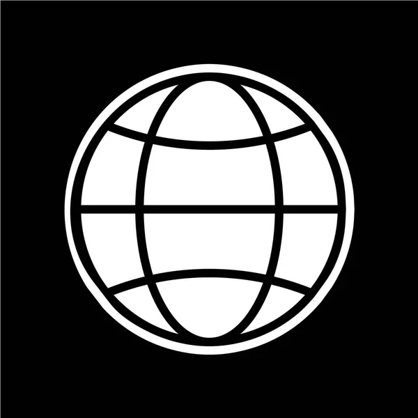 地球のアイコンのベクトル図 — ストックベクタ