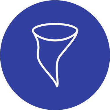 Modern mavi ve beyaz simgenin vektör illüstrasyonu