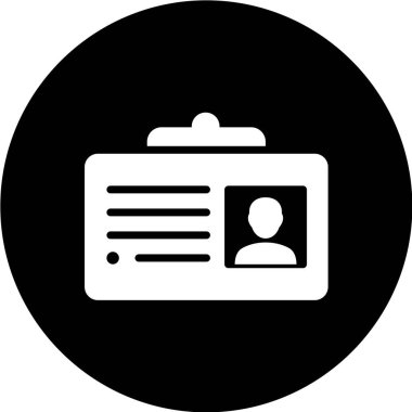 Klasörü olan bir adamın vektör simgesi