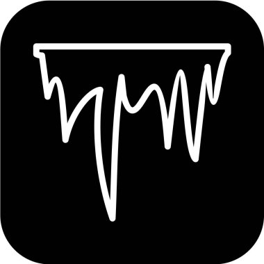 Çizgi film simgesinin vektör çizimi