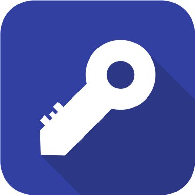 anahtar simgesi. vektör illüstrasyonu