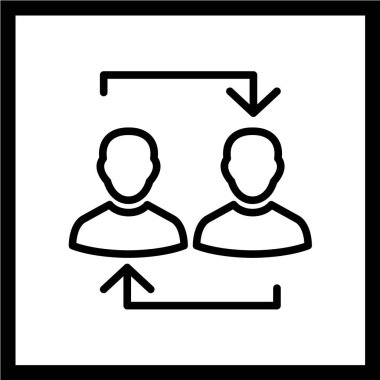 kullanıcı avatarının vektör simgesi