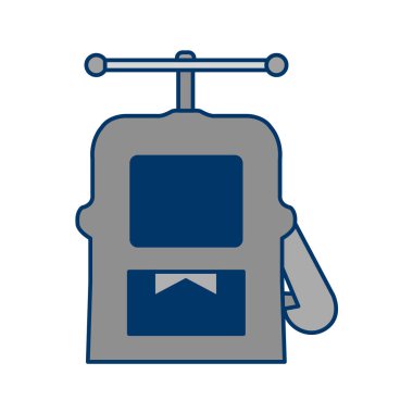 Bir bisiklet simgesinin vektör illüstrasyonu