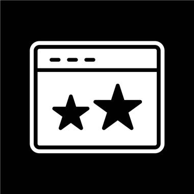 Web sayfası simgesi. vektör illüstrasyonu