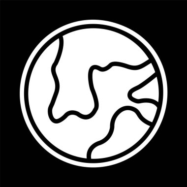 Moda Biçimli Dünya Simgesi Ayrı Arka Gruplandırılmış