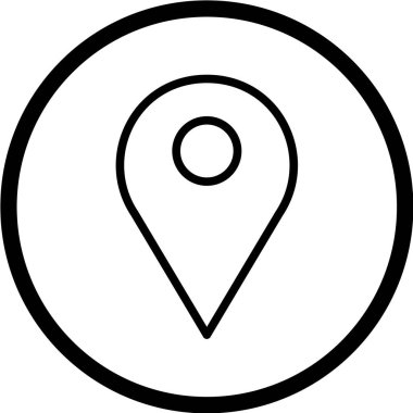 beyaz arkaplanda siyah simge izole edildi