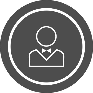 Simge Simgesi Moda Biçiminde İzole Arkaplan   