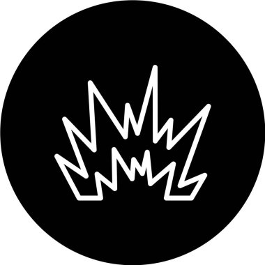 Çizgi roman simgesinin vektör çizimi