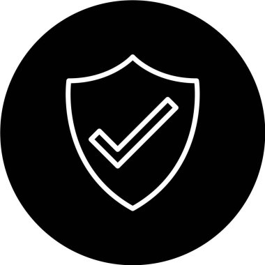 beyaz arkaplanda siyah simge izole edildi