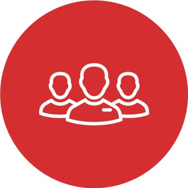 Takım simgesi vektör illüstrasyonu