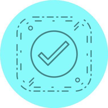 Bir işaretleme simgesinin vektör illüstrasyonu