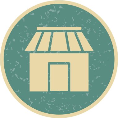 Modern çiftlik simgesinin vektör illüstrasyonu