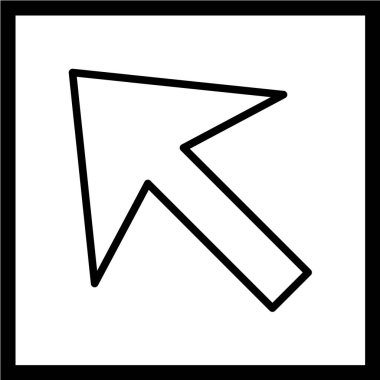 imleç simgesi vektör illüstrasyonu