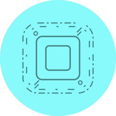 Moda Biçimli Ayırılmış Arkaplanda Simgeyi Durdur