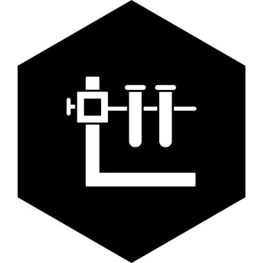 Moda Biçimli Duruş Simgesine sahip İki Tüp İzole Arkaplan     