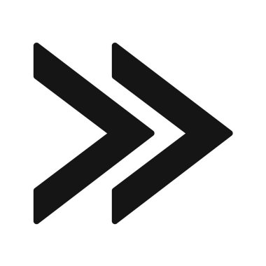 ok işareti simgesi, vektör çizimi