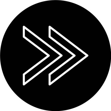 Uzun gölge simgesinin vektör illüstrasyonu