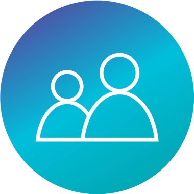 kullanıcı simgesi, vektör illüstrasyonu. düz tasarım biçimi