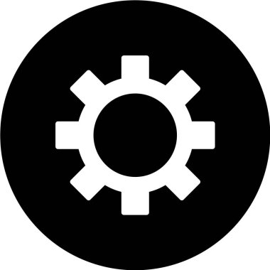 beyaz arkaplanda siyah simge izole edildi